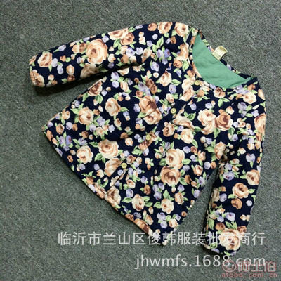 【外貿(mào)童裝兒童純棉加棉花朵童上衣女童韓版田園開(kāi)衫外套童棉衣1674】臨沂市蘭山區(qū)俊韓服裝批發(fā)商行 - 產(chǎn)品庫(kù)